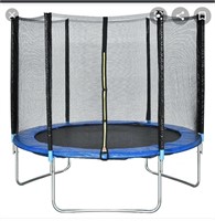 Trampoline with screen