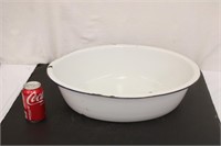 Vintage Enamel Pan, As Is ~ 20.5" x 15.5"