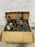 Vintage lot advertising soda beer bottles Schlitz