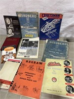 Vintage 1940 up Tool advertising brochures