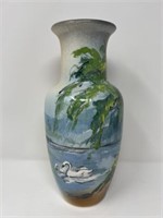 Art Pottery Vase Signed Rick Wisecarver