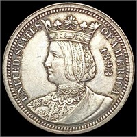 1893 Isabella Silver Quarter UNCIRCULATED