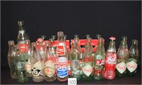 Large group lot of Coca-Cola bottles 2 cases of