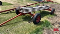 4-wheel rubber-tired farm wagon