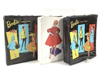 3 Early 1960 Mattel Barbie Vinyl Doll Cases