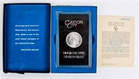 Coin 1884-CC  Morgan Silver Dollar GSA in Box