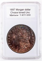 Coin 1897-P  Morgan Silver Dollar Unc.