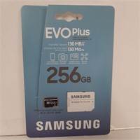 SAMSUNG EVO Plus w/SD Adaptor 256GB Micro SDXC,