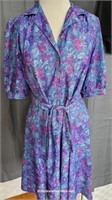Vintage Californai Looks Floral Dress 1980s USA