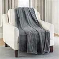 Plush Heated Throw Blanket