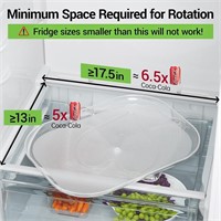 NEW/ LAMU Lazy Susan Turntable for Refrigerator,