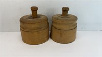 (2) COMPLETE VINTAGE BUTTER MOLDS