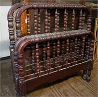 Pair of Mahogany Jenny Lind Twin Beds