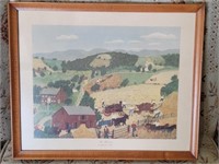 (18" x 15") Vintage Farm Print
