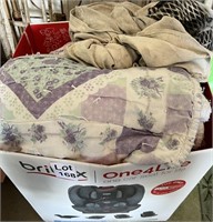 Bedding Lot includes Two well worn Quilts