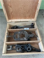 ANTIQUE PLUMBING TOOLBOX - WITH TOOLS