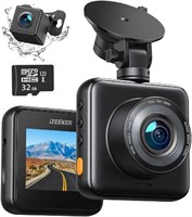 iZEEKER Dash Cam Front and Rear with SD Card