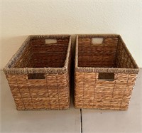 Pair of Wicker Crates