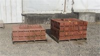 2- Pallets Bricks, Never Used
