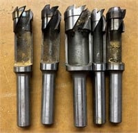 Set of 5 Forest City Tool Wood Boring Bits