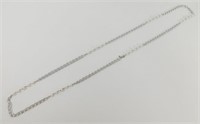 Nice Long SARAH COV Signed Silver Tone Necklace