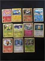 11 Pokemon cards