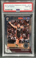 2019 Hoop Premium Stk. Tyler Herro RC PSA 10