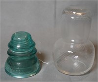 Green Glass Insulator, Water Server