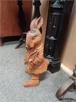 Garden Statuary "Mr. Rabbit" Cast Iron Figure