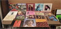 Group of LP records in box lot
