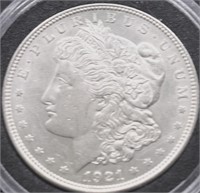 1921 CHOICE BU MORGAN DOLLAR