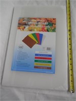 Color-Coded Cutting Board, White- Bakery/Dairy