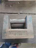 Vintage W.S.& MFG. CO. WitchitaKan 10 Lb Weight