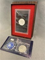 (2) Eisenhower Uncirculated $1.00 Coins