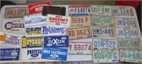 Ohio license plates and dealership plastic plates