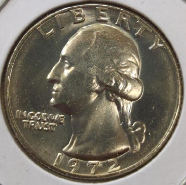 Uncirculated 1974 Washington quarter