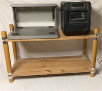 Stereo Stands & Quartz Heater