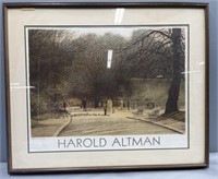Harold Altman Lithograph, printed in France