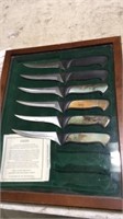 6 Knives in case