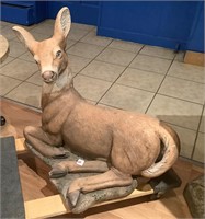 Concrete Deer Approx 29" wide x 21" high