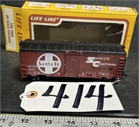 Life-Like HO Scale Santa Fe Box Car Train 8565