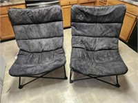 2 Large Folding Chairs