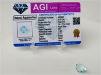 8.1 ct Natural Aquamarine Gemstone