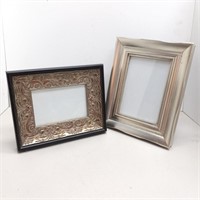 Two photo frames gold