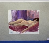 “In the nude “ , Wall Art , Signed