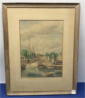 Framed Art “Barbados 1960 “ 18.5 x 23.5