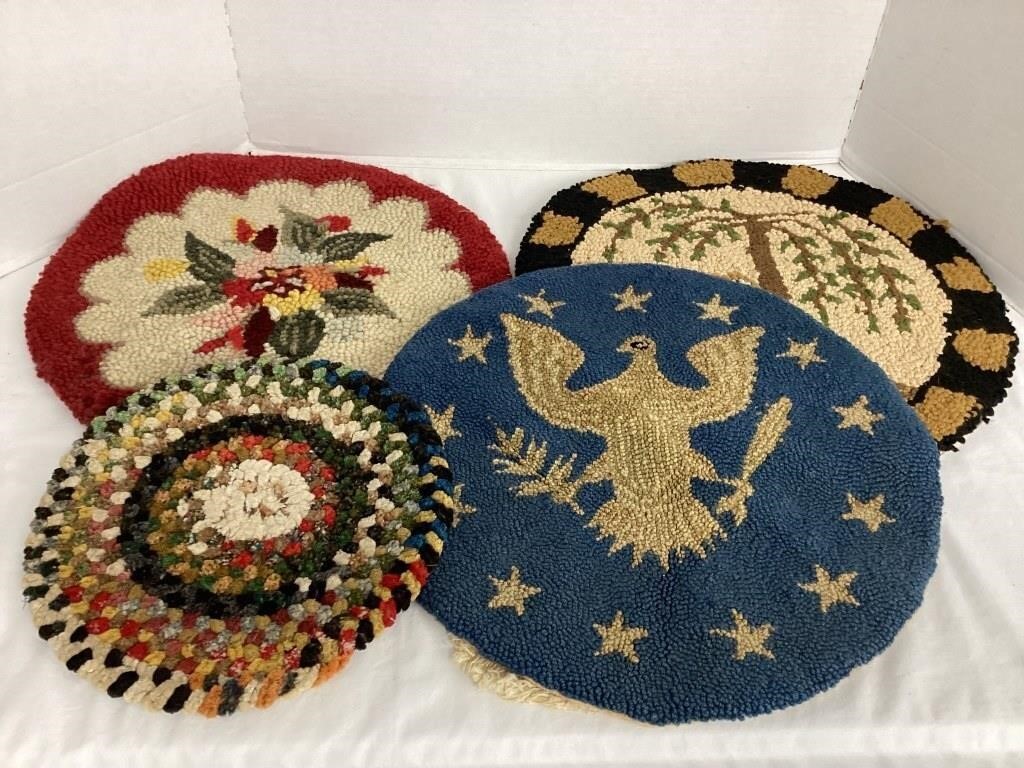 Needlepoint and Braided Rounds