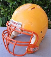 YELLOW RIDDEL FOOTBALL SPORTS HELMET