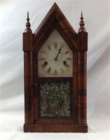 Antique 20 x 10 x 4 steeple clock