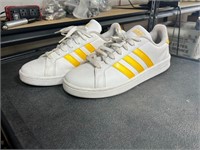 Adidas Sneakers, size 9.5, HWI 28Y001, stained